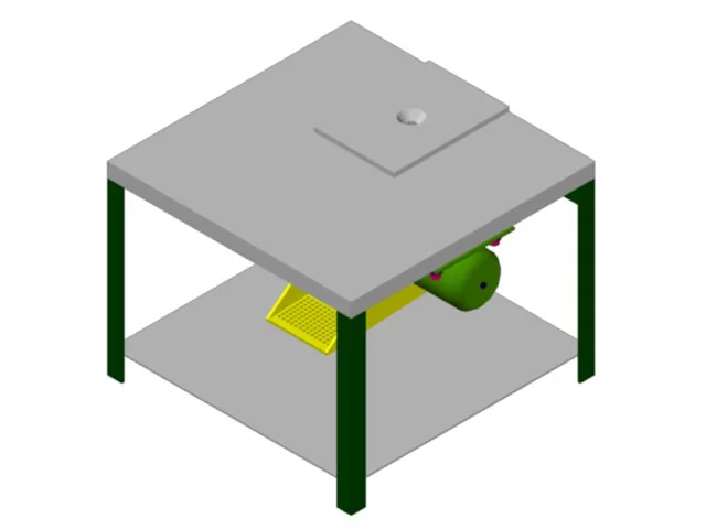 Industrial slitting machine — project photograph or illustration