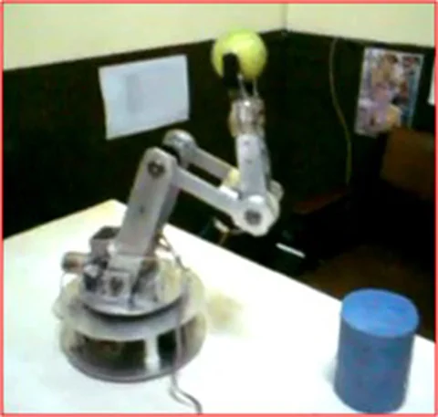 Four-axis robotic arm — project photograph or illustration